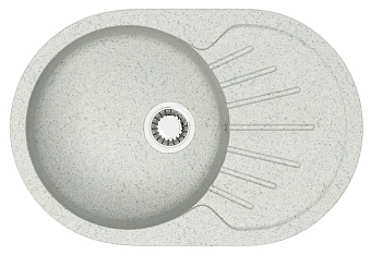 Мойка кухонная Azario FLORA CS00079916 73х45см светло-серый