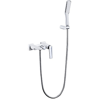 Смеситель для ванны Boheme Venturo 373-W белый/хром