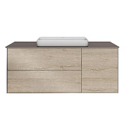 Тумба под раковину подвесная KERAMA MARAZZI Plaza Modern PLB.M.120.3\OAK.O 48х117х51,1см
