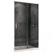 Душевая дверь Abber Schwarzer Diamant AG301105 190х110см стекло прозрачное