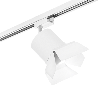 Трековый светильник Lightstar Rullo R1T3486486 15Вт GX 5.3 белый для однофазного трека