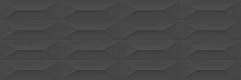 Настенная плитка MARAZZI ITALY Colorplay M4KV Anthracite Struttura Cabochon ЗD Rett. 30х90см 1,35кв.м. матовая