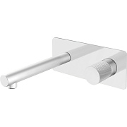 Смеситель для раковины Boheme Stick 125-WCR.2 белый/хром