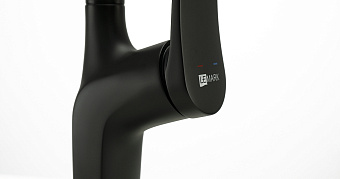 Смеситель для кухни LEMARK Bronx LM3705BL высокий излив чёрный