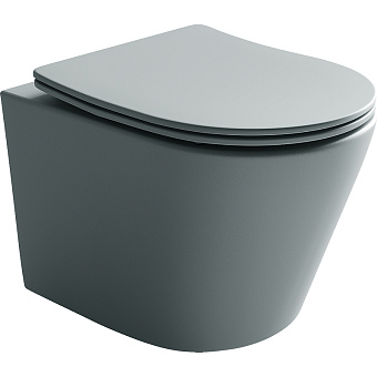 Унитаз подвесной Ceramica Nova BALEARICA CN6000MH безободковый с микролифтом