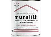Краска универсальная плиолитовая/фасадная VINCENT DECOR MURALITH  F-1 Прозрачный основа C 0,7л