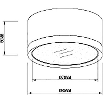 Светильник потолочный Maytoni Hoop C086CL-GX53-SRD-WB 15Вт GX53