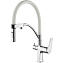 Смеситель для кухни LEMARK Comfort LM3074C-White с краном для питьевой воды белый/хром