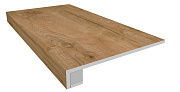 Плитка для ступеней ESTIMA Selection Set/Steptrade/SI04_NS/33x120/Riser/SI04_NS/14,5x12 Walnut 120х33см 0,396кв.м. неполированная