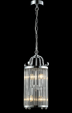 Светильник подвесной CRYSTAL LUX TADEO TADEO SP4 D200 CHROME/TRANSPARENTE 160Вт E14