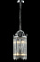 Светильник подвесной CRYSTAL LUX TADEO TADEO SP4 D200 CHROME/TRANSPARENTE 160Вт E14