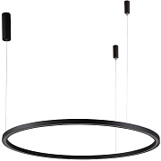 Люстра подвесная CRYSTAL LUX FORTUNA FORTUNA SP88W LED D1000 BLACK 88Вт 1 лампочек LED