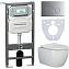 Инсталляция с унитазом Ceramica Nova CN3001_1001M_1000