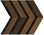 Керамическая мозаика Atlas Concord Италия Heartwood AOYI Moka Marble Chevron 29,4х28,7см 0,506кв.м.