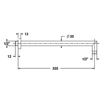 Держатель для верхнего душа Cisal DS01338024 золото