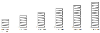 Полотенцесушитель Terma ZigZag 1070-500 чёрный