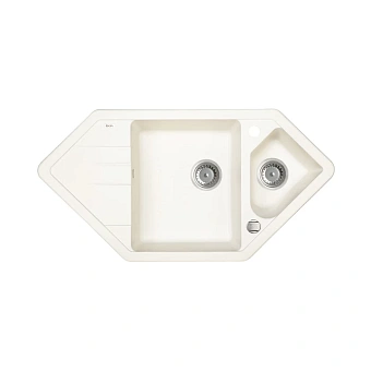 Мойка кухонная IDDIS Vane G V30W965i87 50х96см белый