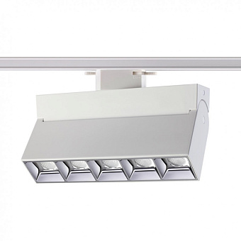Трековый светильник Novotech PORT 358665 25Вт LED белый для однофазного трека