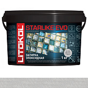 Эпоксидная затирка LITOKOL STARLIKE EVO титановый белый 1кг