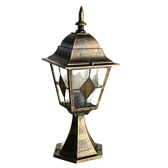 Светильник ландшафтный Arte Lamp BERLIN A1014FN-1BN 75Вт IP44 E27 золотой/чёрный