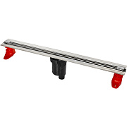 Щелевой душевой трап BERGES SUPER Slim 091053 700 73х12,5см вертикальный сток
