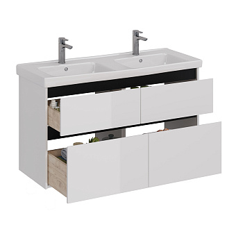 Тумба под раковину напольная LEMARK Combi LM03C125T-black 45х120х68,2см