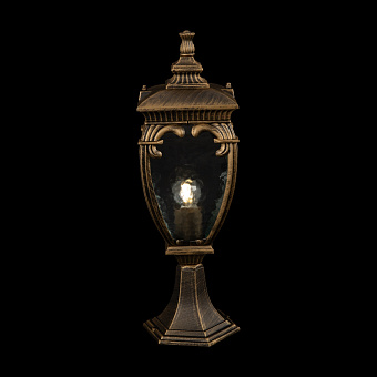 Светильник ландшафтный Maytoni Fleur O414FL-01GB 60Вт IP44 E27 золото/чёрный