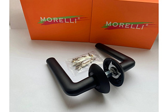 Дверная ручка нажимная MORELLI КОЛОННА MH-03 BL чёрный