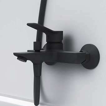 Смеситель для ванны AM-PM X-Joy F85A10022 чёрный