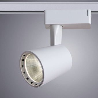 Трековый светильник Arte Lamp ATILLO A2315PL-1WH 15Вт LED COB прозрачный для однофазного трека