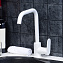 Смеситель для кухни WASSERKRAFT Mindel 8507 поворотный излив белый (матовый)