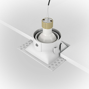 Светильник точечный встраиваемый Maytoni Dot DL042-01-SQ-W 50Вт GU10