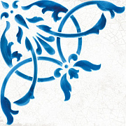Матовый керамогранит WOW Blanc Et Bleu 108791 Antique Decor Mix 18,5х18,5см 0,413кв.м.