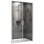 Душевая дверь Abber Sonnenstrand AG04100C 195х100см стекло прозрачное