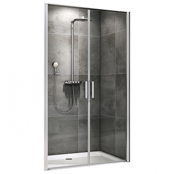 Душевая дверь Abber Sonnenstrand AG04100C 195х100см стекло прозрачное