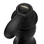 Смеситель для кухни Maxonor MN4176-7 поворотный излив чёрный