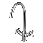 Смеситель для кухни LEMARK Plus Spirit LM1905C поворотный излив хром