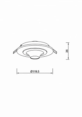 Светильник точечный встраиваемый Lucia Tucci VARIO 656.1-7W-WT 7Вт LED