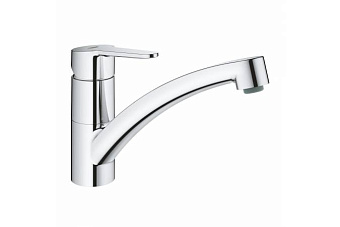 Смеситель для кухни GROHE BauEco 31680000 поворотный излив хром