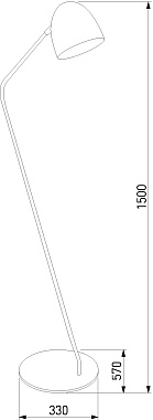 Торшер TK Lighting Soho 5037 60Вт E27
