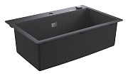 Мойка кухонная GROHE K700 31652AP0 78х51см чёрный матовый
