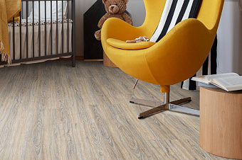 Пробковый пол CORKSTYLE WOOD-GLUE 915х305х6мм CorkOak Leached CorkOak Leached_GLUE 3,36кв.м