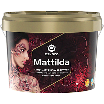 Краска универсальная матовая Eskaro Mattilda основа A 0,95л