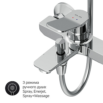 Душевая система AM-PM X-Joy F40885A34 хром