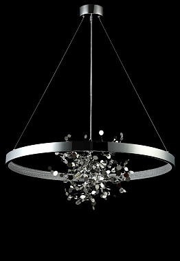 Люстра подвесная CRYSTAL LUX GARDEN GARDEN SPLED+4 D800 CHROME 300Вт 5 лампочек G9/LED