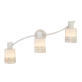 Светильник настенный Eurosvet Silvia 20025/3 белый с золотом 40Вт E14