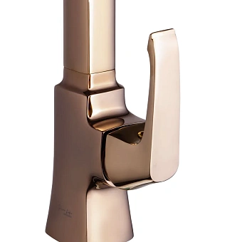 Смеситель для кухни Maxonor PL4088-16 поворотный излив золотой