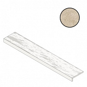 Плитка для ступеней Atlas Concord Италия Boost Stone A7QA Cream Elemento L Grip 33х120см 0,396кв.м. матовая