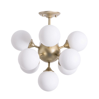 Люстра потолочная Arte Lamp FOBOS A2704PL-9SG 60Вт 9 лампочек E14