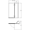 Экран для ванны IDEAL STANDARD Ideal Standard i.life T4886EO 100см